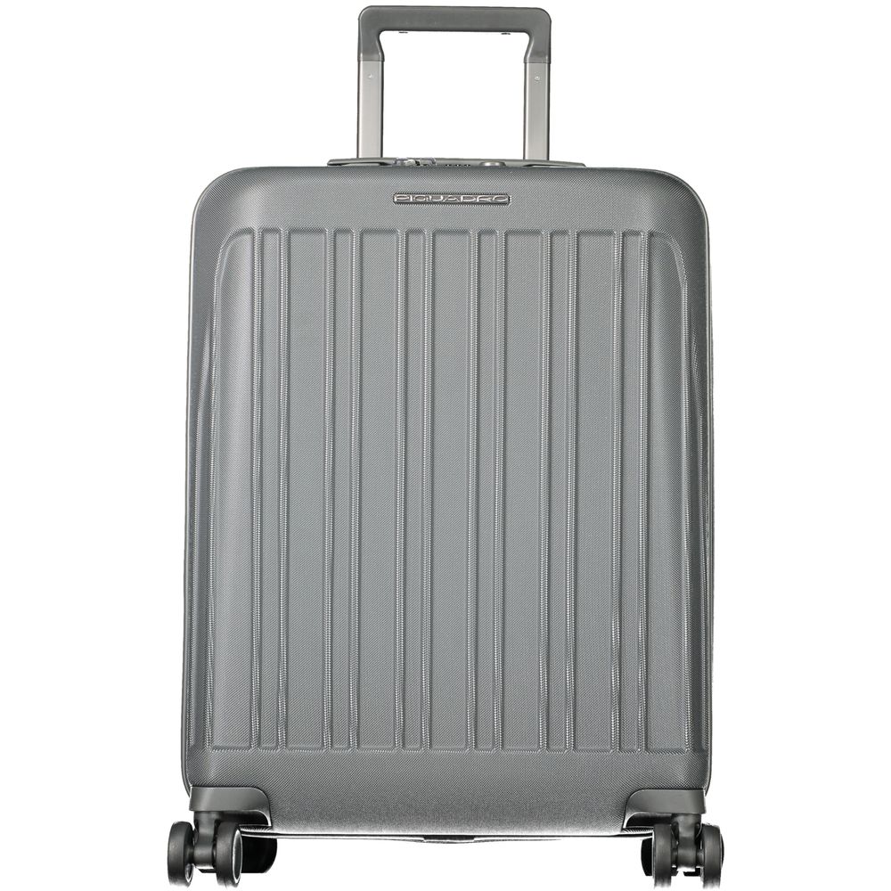 Valise Piquadro grise en polycarbonate pour homme
