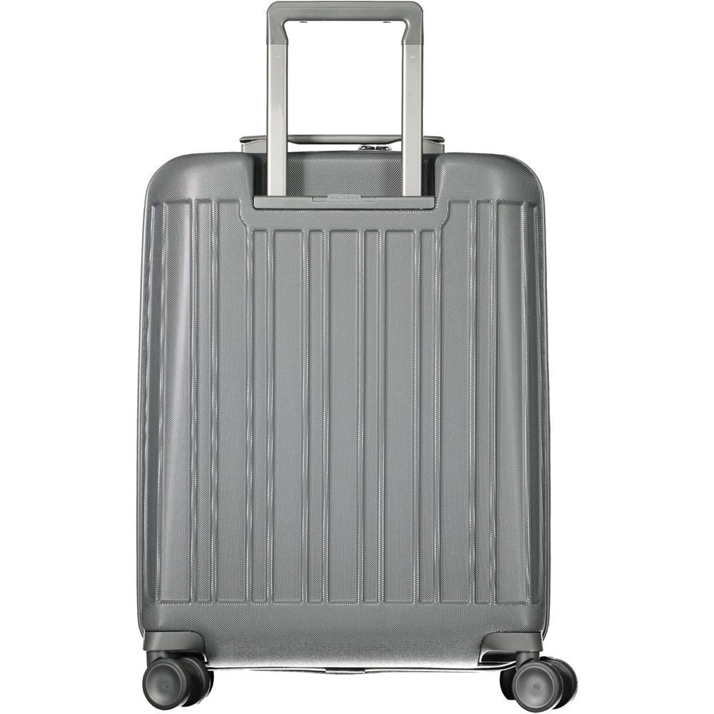 Valise Piquadro grise en polycarbonate pour homme