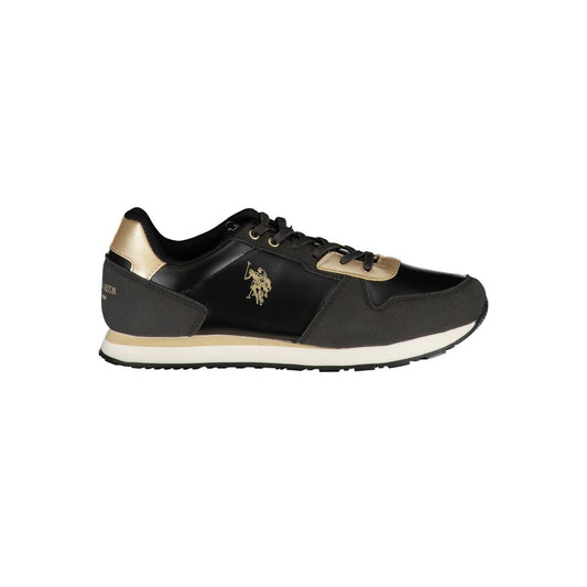 U.S. POLO ASSN. Black Polyester Sneaker by U.S. POLO ASSN.
