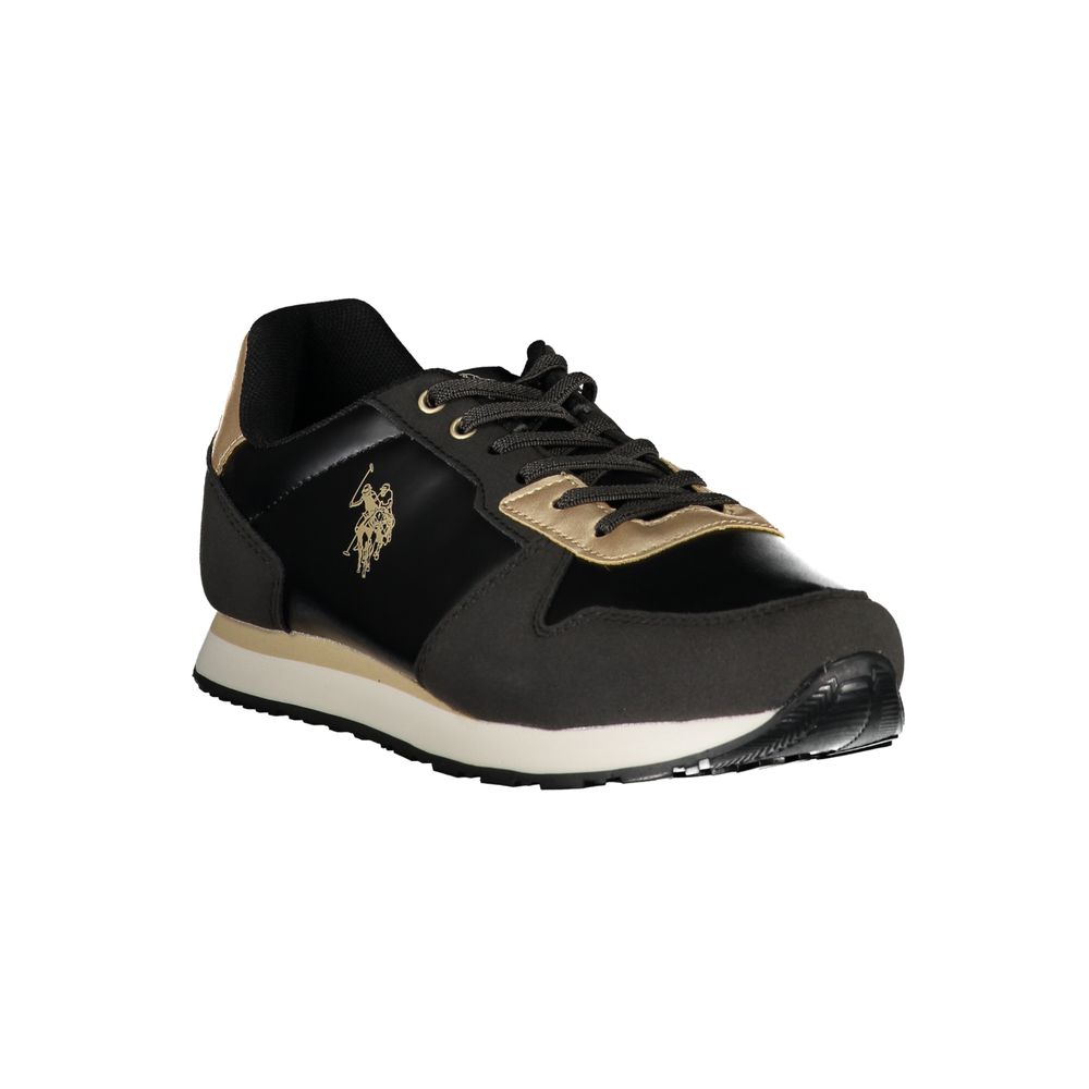U.S. POLO ASSN. Black Polyester Sneaker by U.S. POLO ASSN.