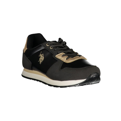 U.S. POLO ASSN. Black Polyester Sneaker by U.S. POLO ASSN.