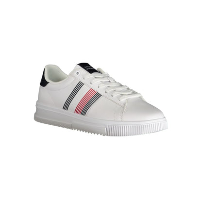 Tommy Hilfiger White Polyester Sneaker by Tommy Hilfiger