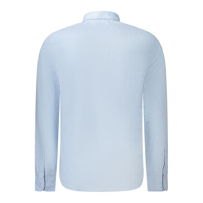 Timberland Light Blue Cotton Men Shirt by Timberland