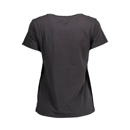 Levi's Black Cotton Women T-Shirt by Levi's