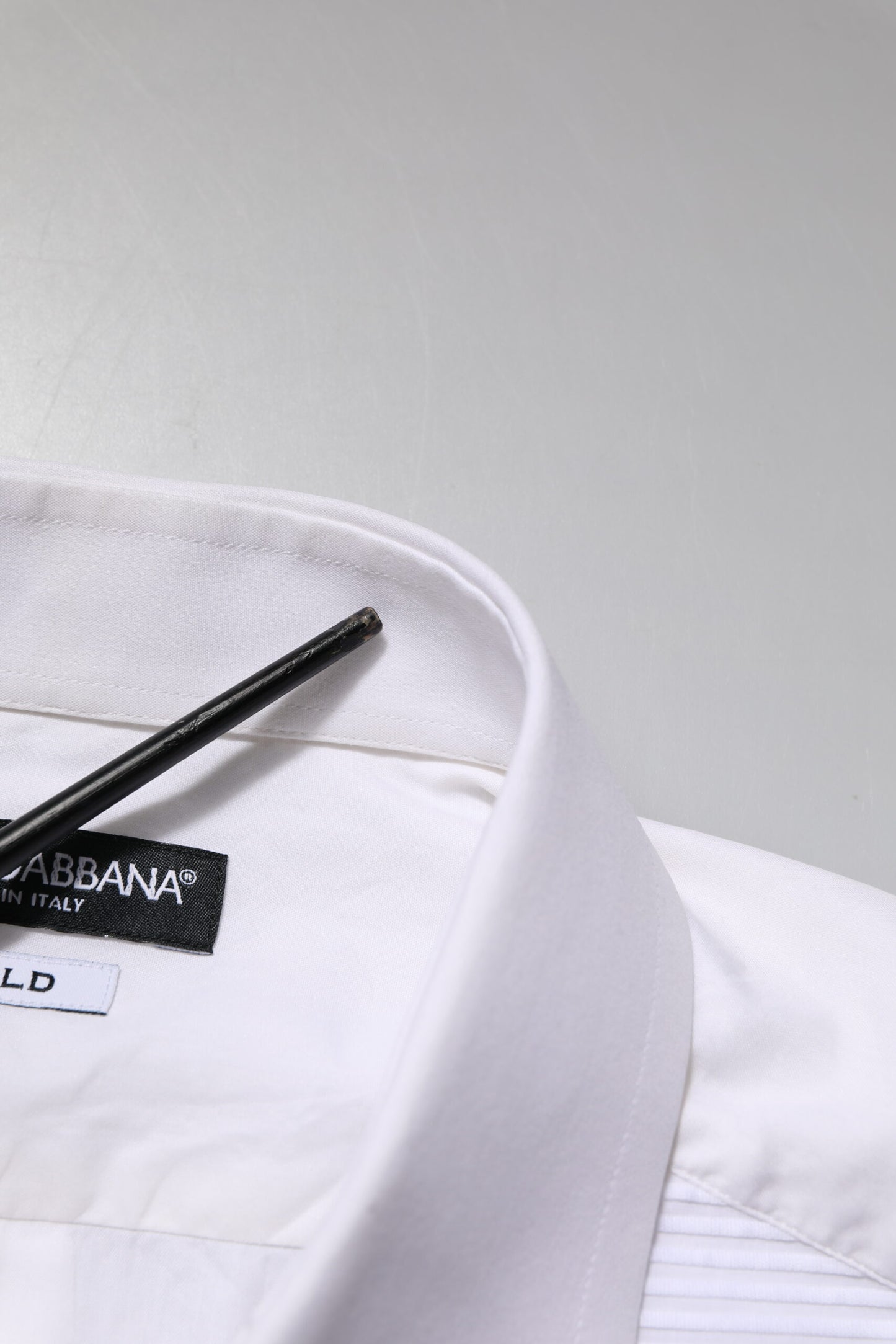 Dolce & Gabbana White GOLD Cotton Long Sleeves Formal Shirt by Dolce & Gabbana