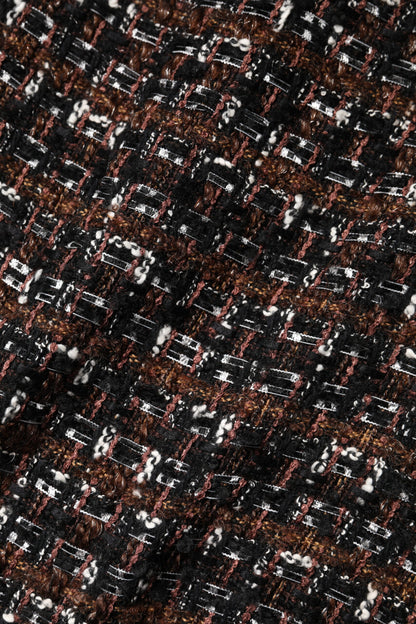 Dolce & Gabbana Multicolor Sleeveless Mini Tweed A-line Dress by Dolce & Gabbana