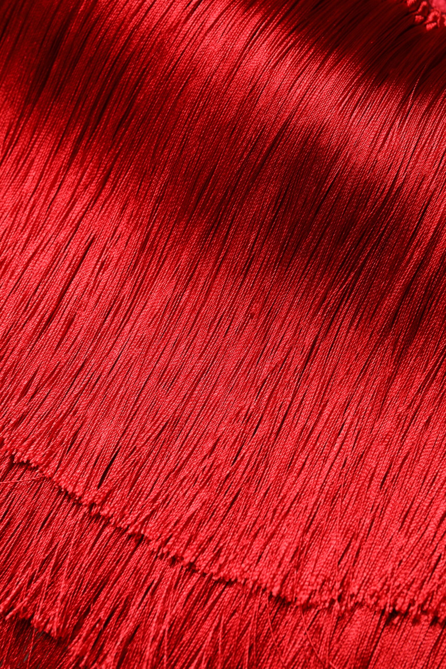 Dolce & Gabbana Red Silk Strapless Fringe Crop Tube Top by Dolce & Gabbana