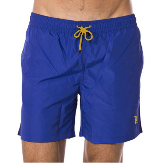 Maillot de bain homme Billionaire Italian Couture bleu en polyester