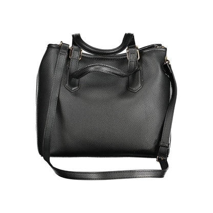 Mario Valentino Black Polyethylene Women Handbag