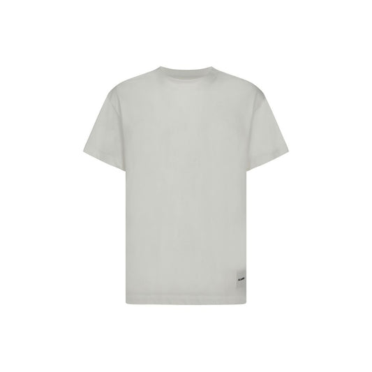 Jil Sander T Shirt Cotton Monogram Patch Three Piece