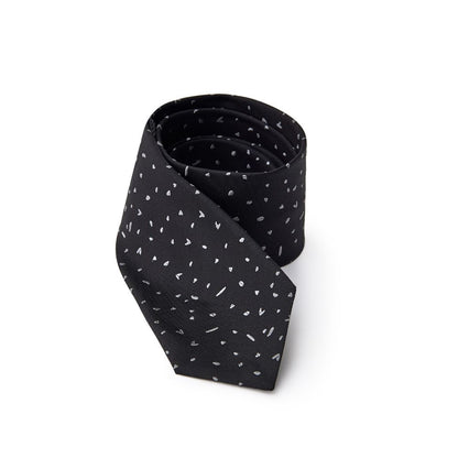 Cravates et nœud papillon en soie noire Jil Sander