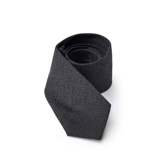 Cravates et nœud papillon en soie noire Jil Sander