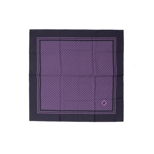 Dolce &amp; Gabbana Purple Silk Pocket Square