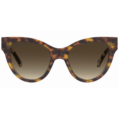 Love Moschino Brown Acetate Sunglasses by Love Moschino