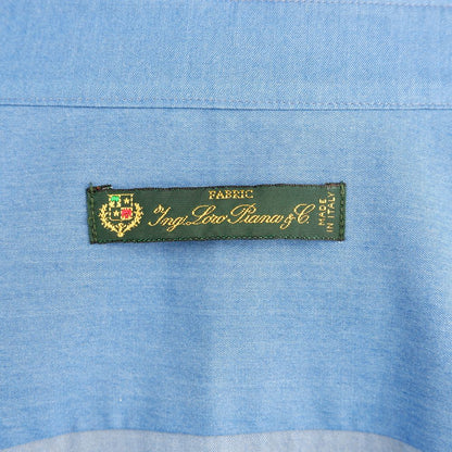 Made in Italy Blue Cotton Men's Shirt by Made in Italy
