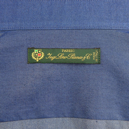 Made in Italy Blue Cotton Men's Shirt by Made in Italy