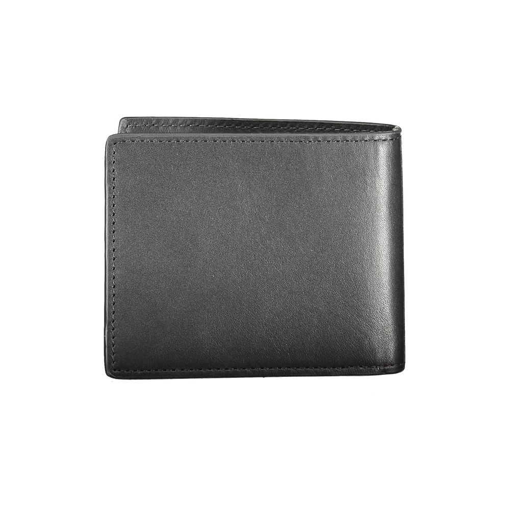 Portefeuille homme en cuir noir Tommy Hilfiger