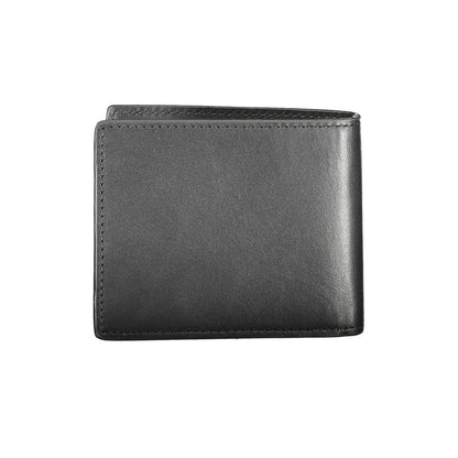 Portefeuille homme en cuir noir Tommy Hilfiger