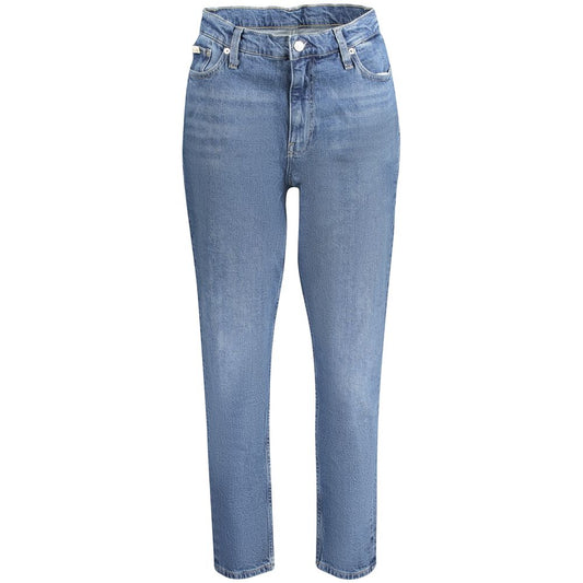 Calvin Klein Blue Cotton Jeans & Pant by Calvin Klein
