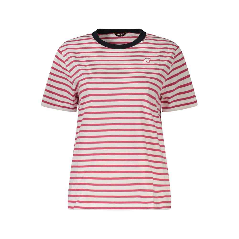 K-Way Katoen Dames T Shirt Pink Luxe Editie Collectie