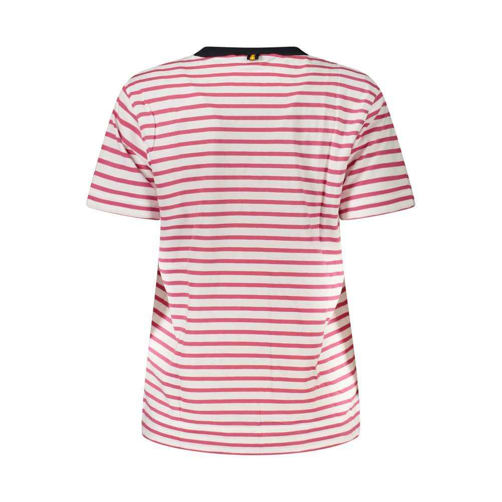 K-Way Katoen Dames T Shirt Pink Luxe Editie Collectie