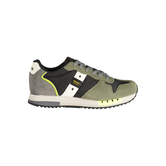 Blauer Green Polyester Sneaker by Blauer