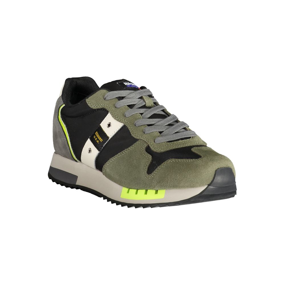Blauer Green Polyester Sneaker by Blauer