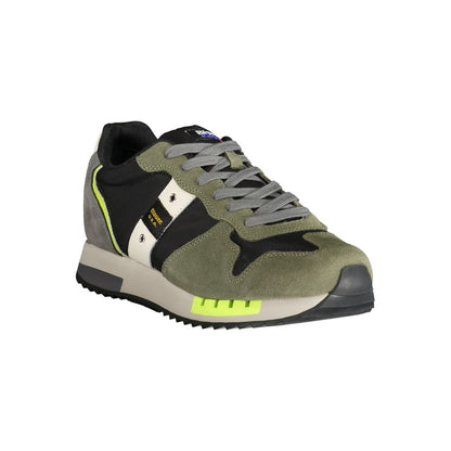 Blauer Green Polyester Sneaker by Blauer