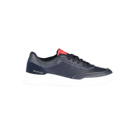 Tommy Hilfiger Blue Polyester Sneaker by Tommy Hilfiger