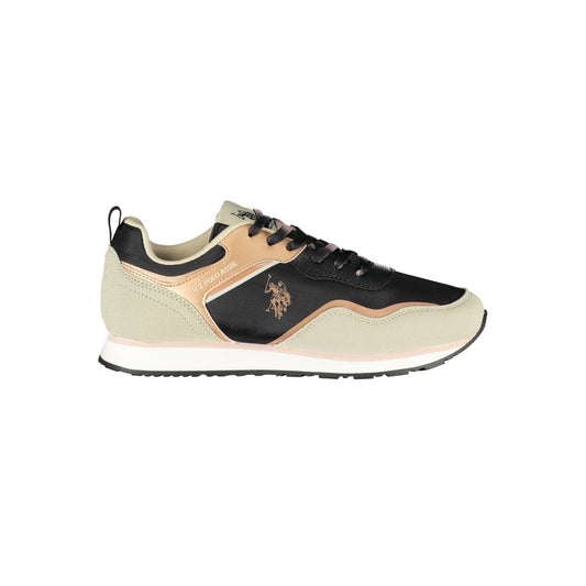 U.S. POLO ASSN. Black Polyester Sneaker by U.S. POLO ASSN.