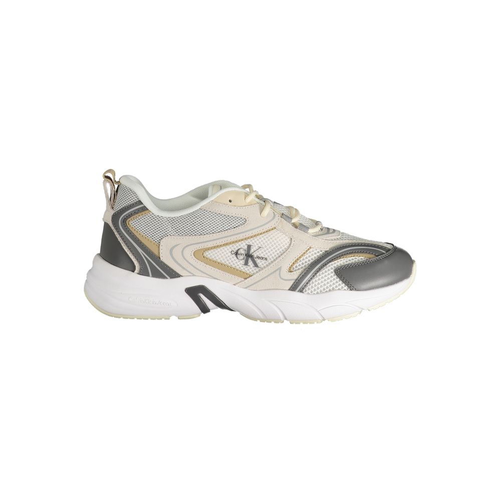 Calvin Klein Beige Polyester Sneaker by Calvin Klein