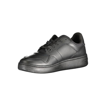 Tommy Hilfiger Black Polyester Sneaker by Tommy Hilfiger