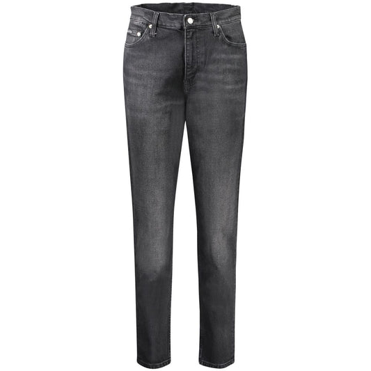 Calvin Klein Black Cotton Women Jeans by Calvin Klein