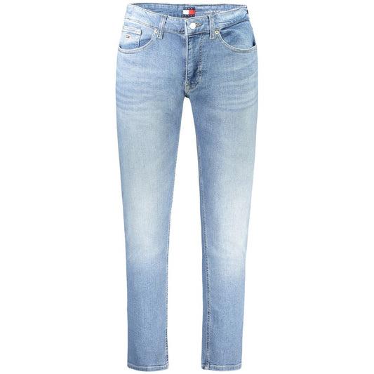 Tommy Hilfiger Light Blue Cotton Men Jeans by Tommy Hilfiger
