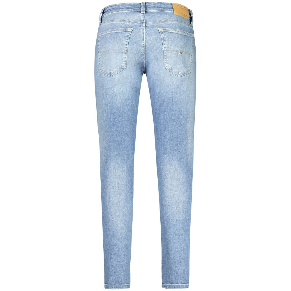 Tommy Hilfiger Light Blue Cotton Men Jeans by Tommy Hilfiger
