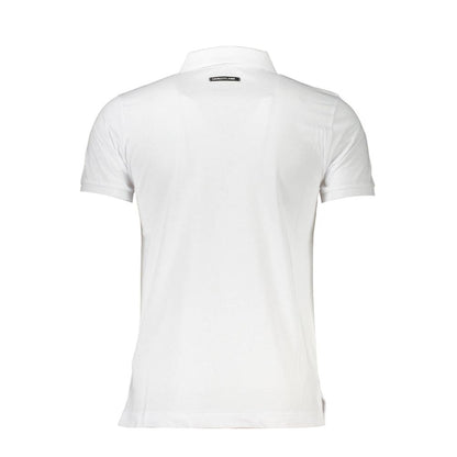 Polo Cavalli Class en coton blanc pour homme