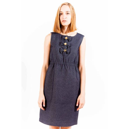 Love Moschino Blue Cotton Women Dress by Love Moschino