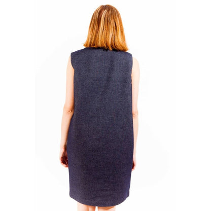 Love Moschino Blue Cotton Women Dress by Love Moschino