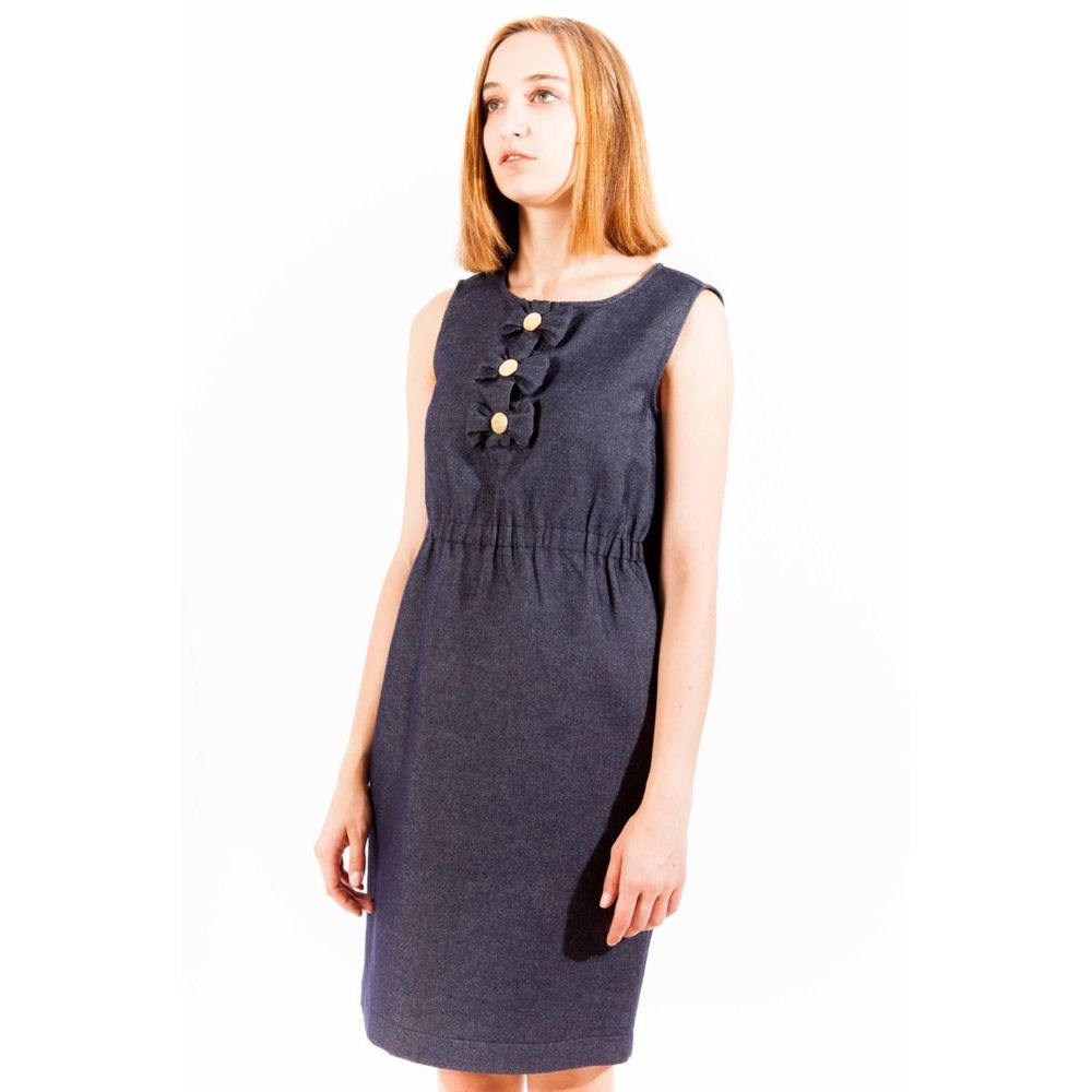 Love Moschino Blue Cotton Women Dress by Love Moschino