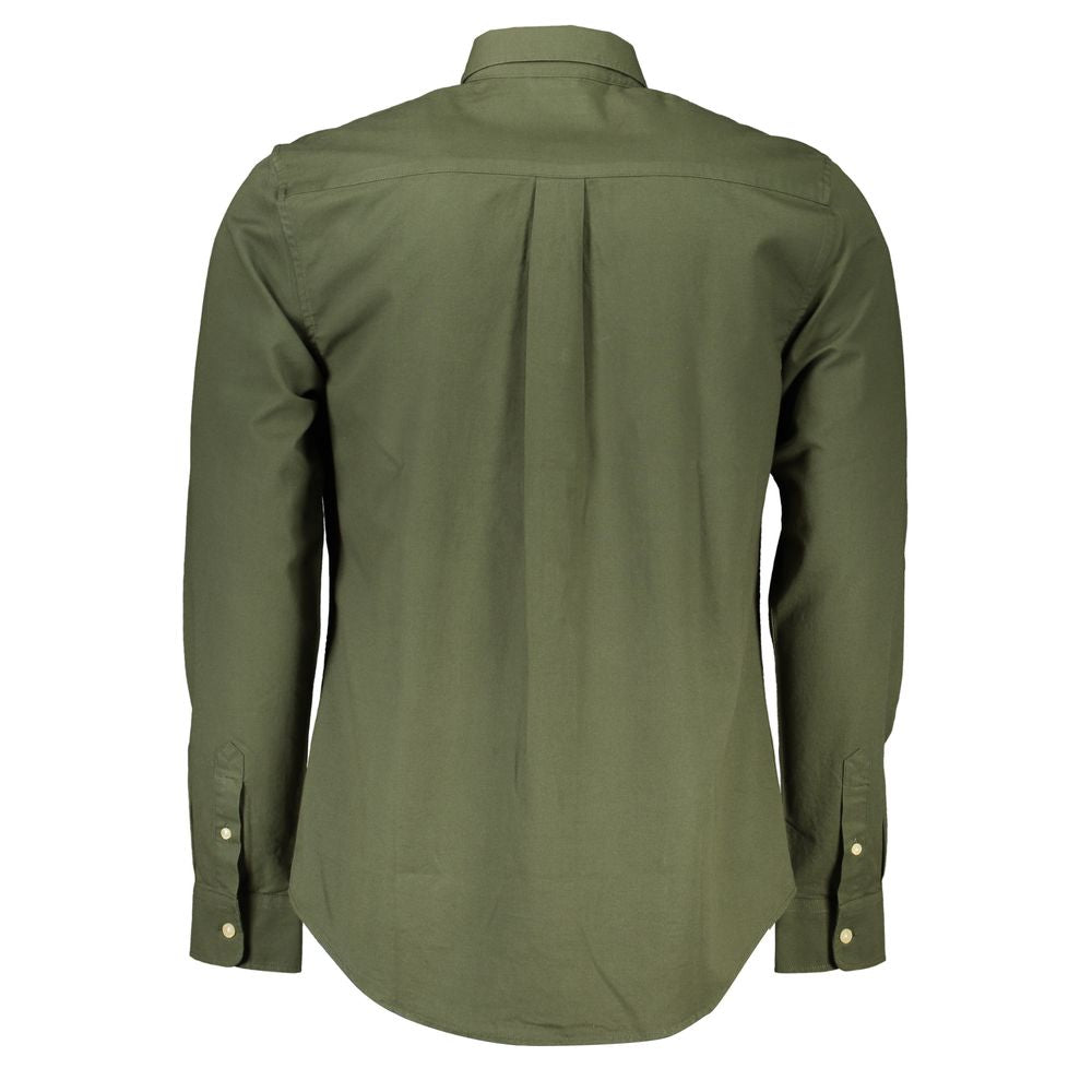North Sails Green Cotton Men Shirt by North Sails