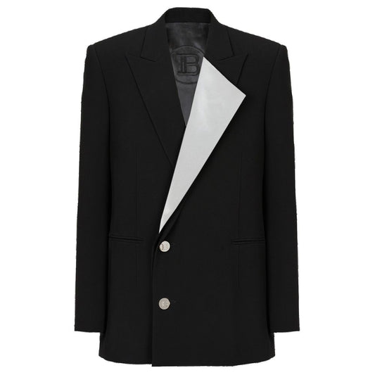Blazer Balmain en viscose noire
