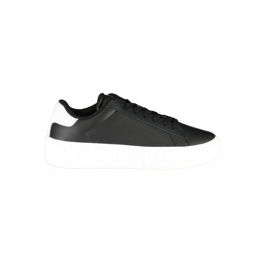 Tommy Hilfiger Black Polyethylene Men Sneaker by Tommy Hilfiger