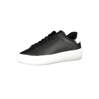 Tommy Hilfiger Black Polyethylene Men Sneaker by Tommy Hilfiger