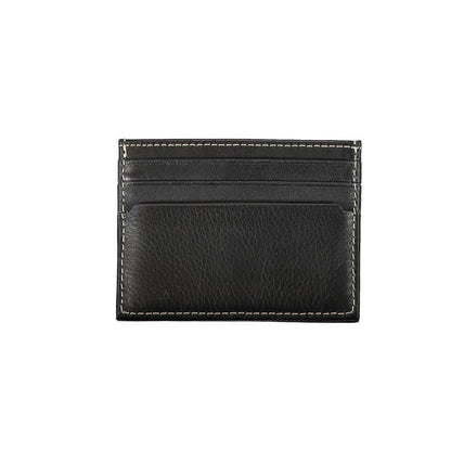 Portefeuille homme en cuir noir Tommy Hilfiger
