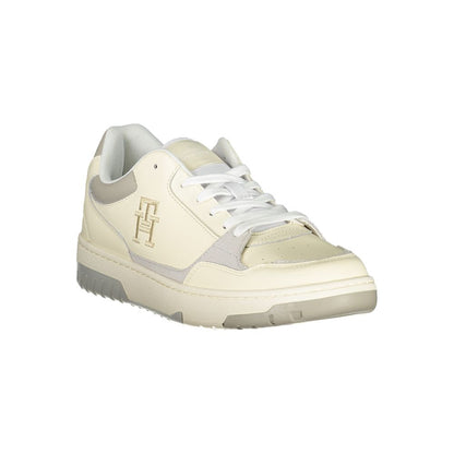 Tommy Hilfiger Beige Sports Sneakers with Unique Embroidery by Tommy Hilfiger