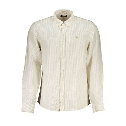 North Sails Beige Linen Shirt by North Sails