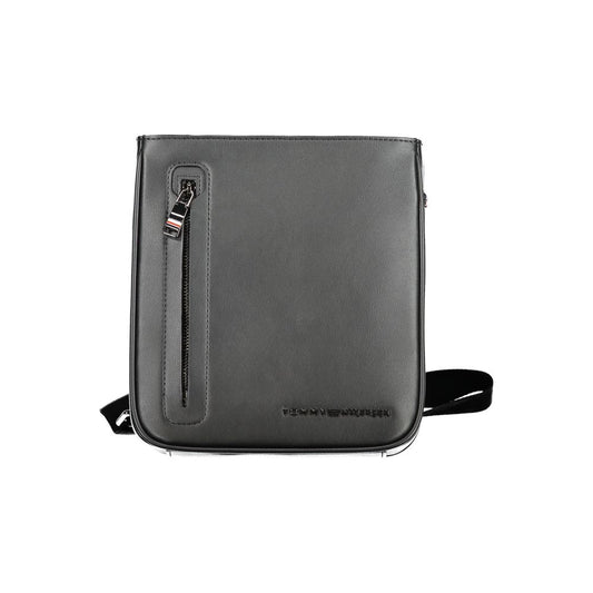 Sac à bandoulière en polyéthylène noir Tommy Hilfiger