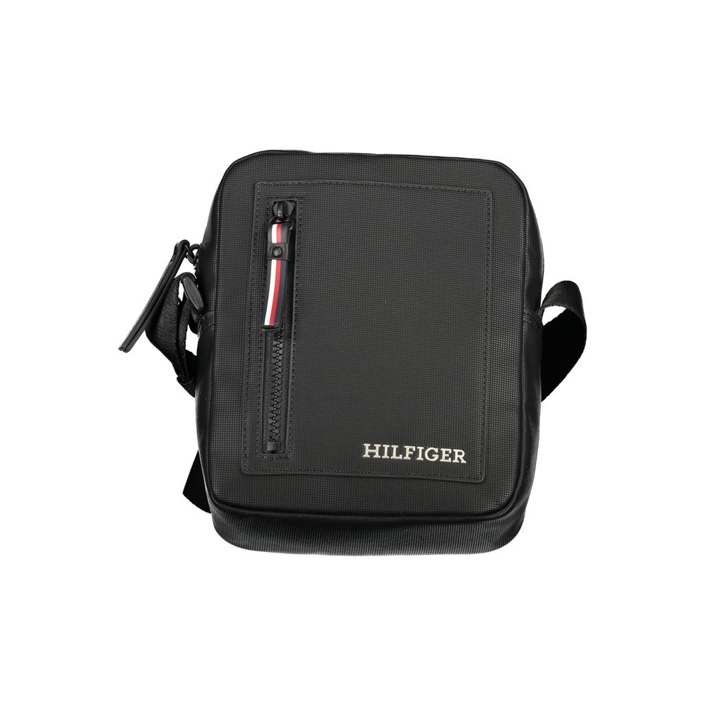 Sac à bandoulière en polyéthylène noir Tommy Hilfiger