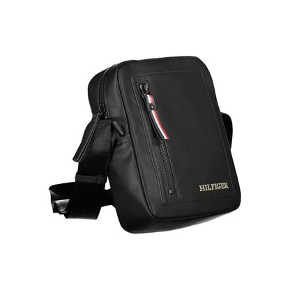 Sac à bandoulière en polyéthylène noir Tommy Hilfiger
