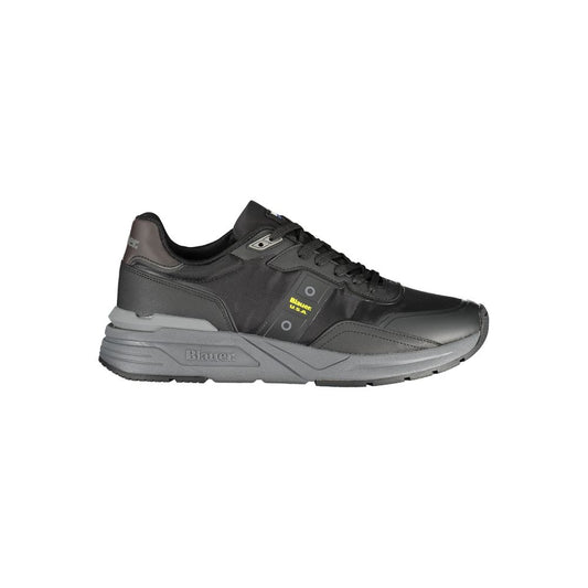 Blauer Black Polyester Sneaker by Blauer